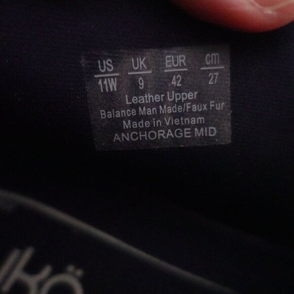 NEW Ryka Anchorage Mids Water-Repellent Suede Faux Fur Ankle Boots Size 11 Wide - Picture 8 of 9